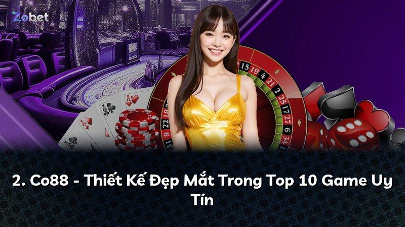 2. Co88 - Thiết Kế Đẹp Mắt Trong Top 10 Game Uy Tín