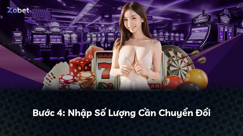 Bước 4: Nhập Số Lượng Cần Chuyển Đổi