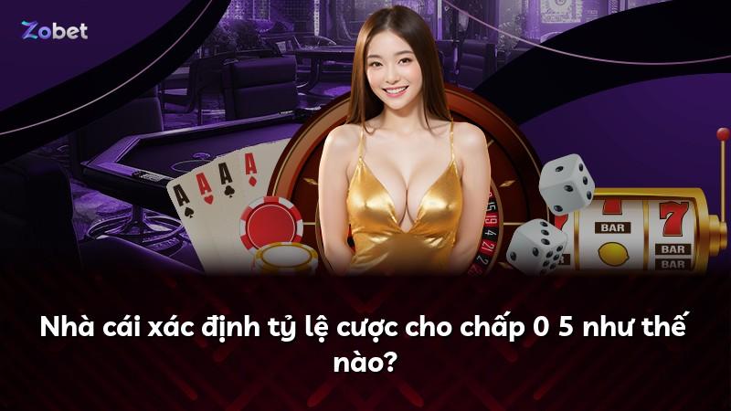 Nhà cái xác định tỷ lệ cược cho chấp 0 5 như thế nào?