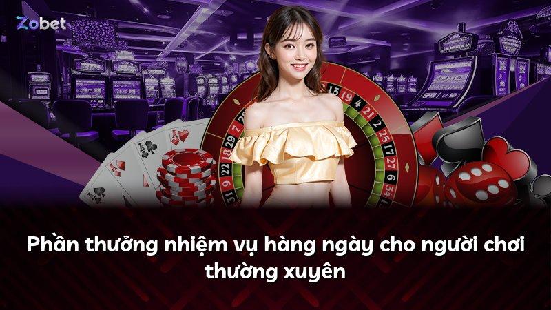 Phần thưởng nhiệm vụ hàng ngày cho người chơi thường xuyên