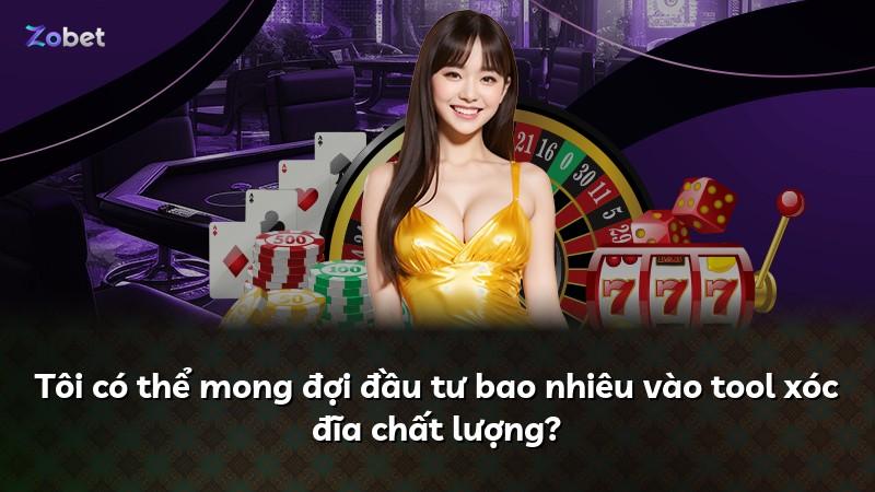Tôi có thể mong đợi đầu tư bao nhiêu vào tool xóc đĩa chất lượng?